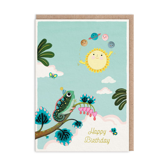 Solar Juggle Greeting Card (13293)