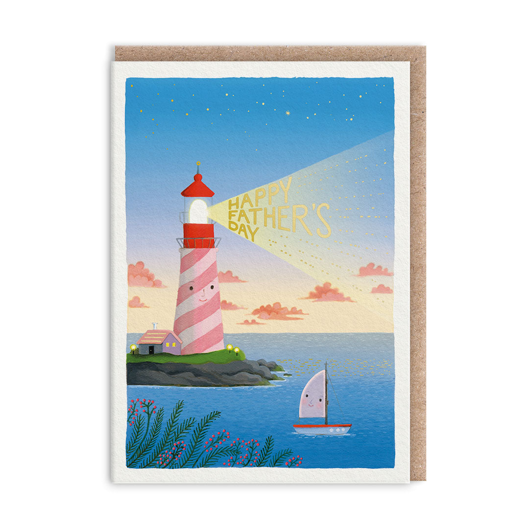 Father's Day Lighthouse Greeting Card (14073)