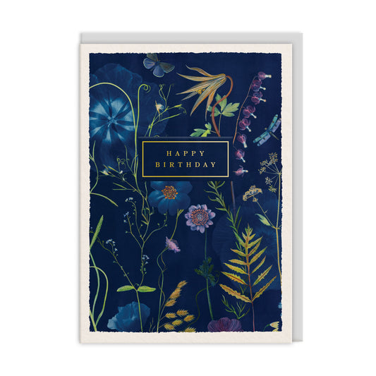 Birthday Forget Me Nots Greeting Card (13439)