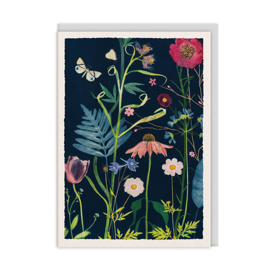 Fern and Echinacea Greeting Card (13448)