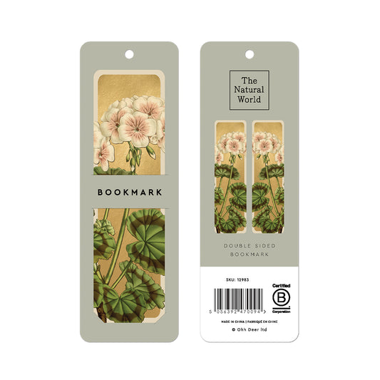 Natural World Geranium Premium Bookmark (12983)