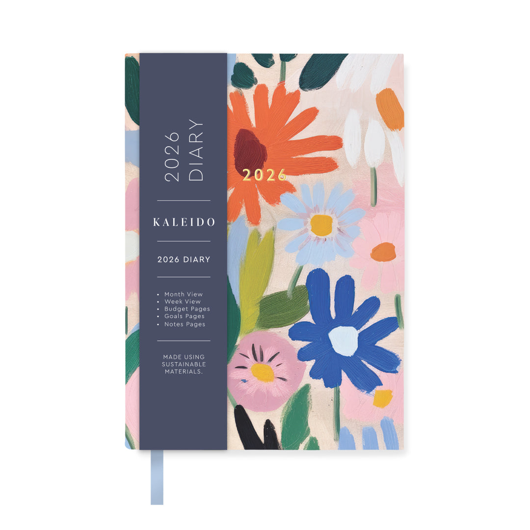 2026 Gouache Floral Diary (A6) (12638)