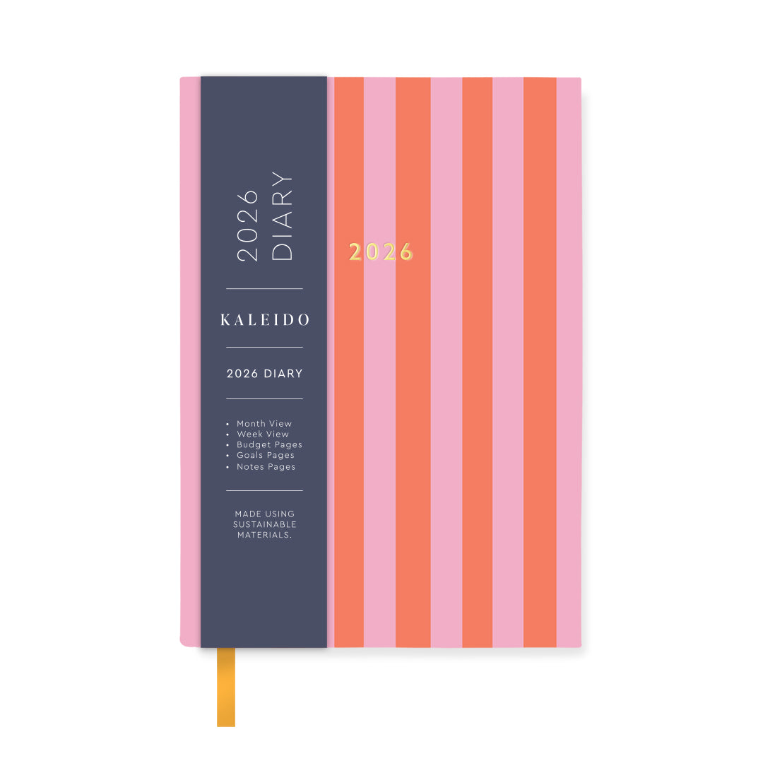 2026 Candy Stripe Diary (A6) (12640)