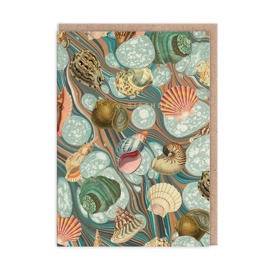 Marble Shell Collection Greeting Card (12047)