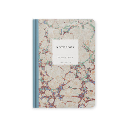 Design No.6 Earthy Marble Hardback Notebook (A5) (13120)
