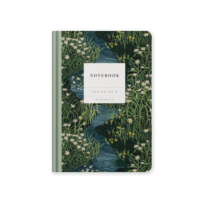 Design No.8 Marsh Daisies Hardback Notebook (A5) (13122)