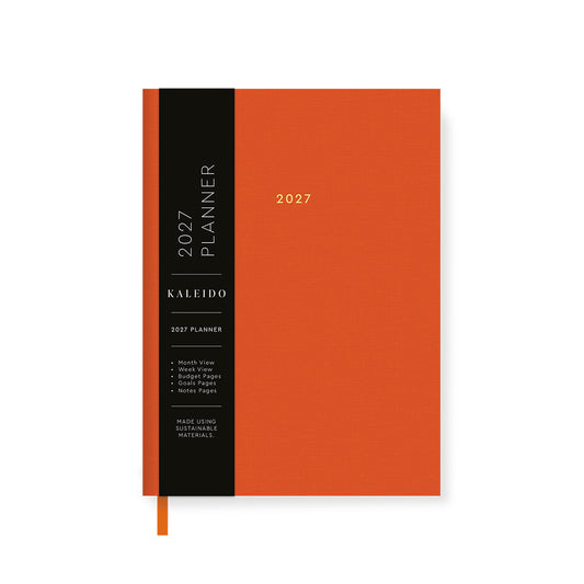 2027 Orange Diary (A5) (13650)