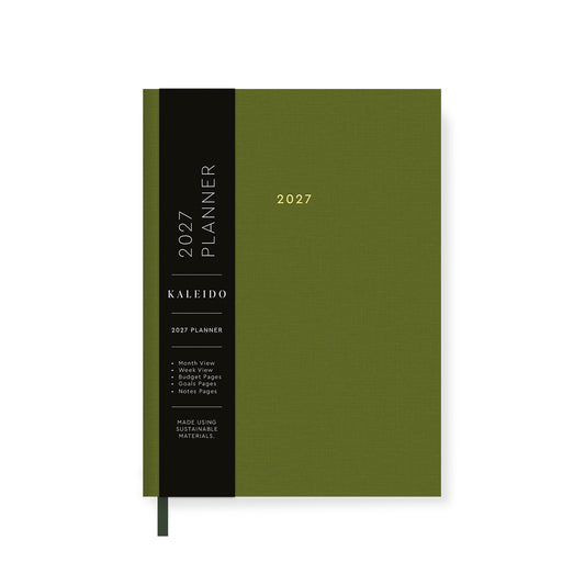 2027 Olive Green Diary (A5) (13651)