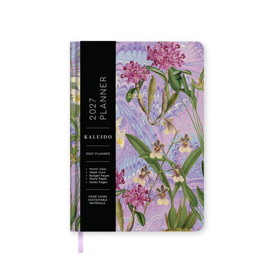 2027 Orchids Hardback Diary (A5) (13654)