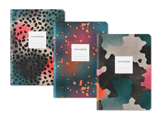 Kaleido Set No.8 | 3 Pack Stitched Notebooks (11768)