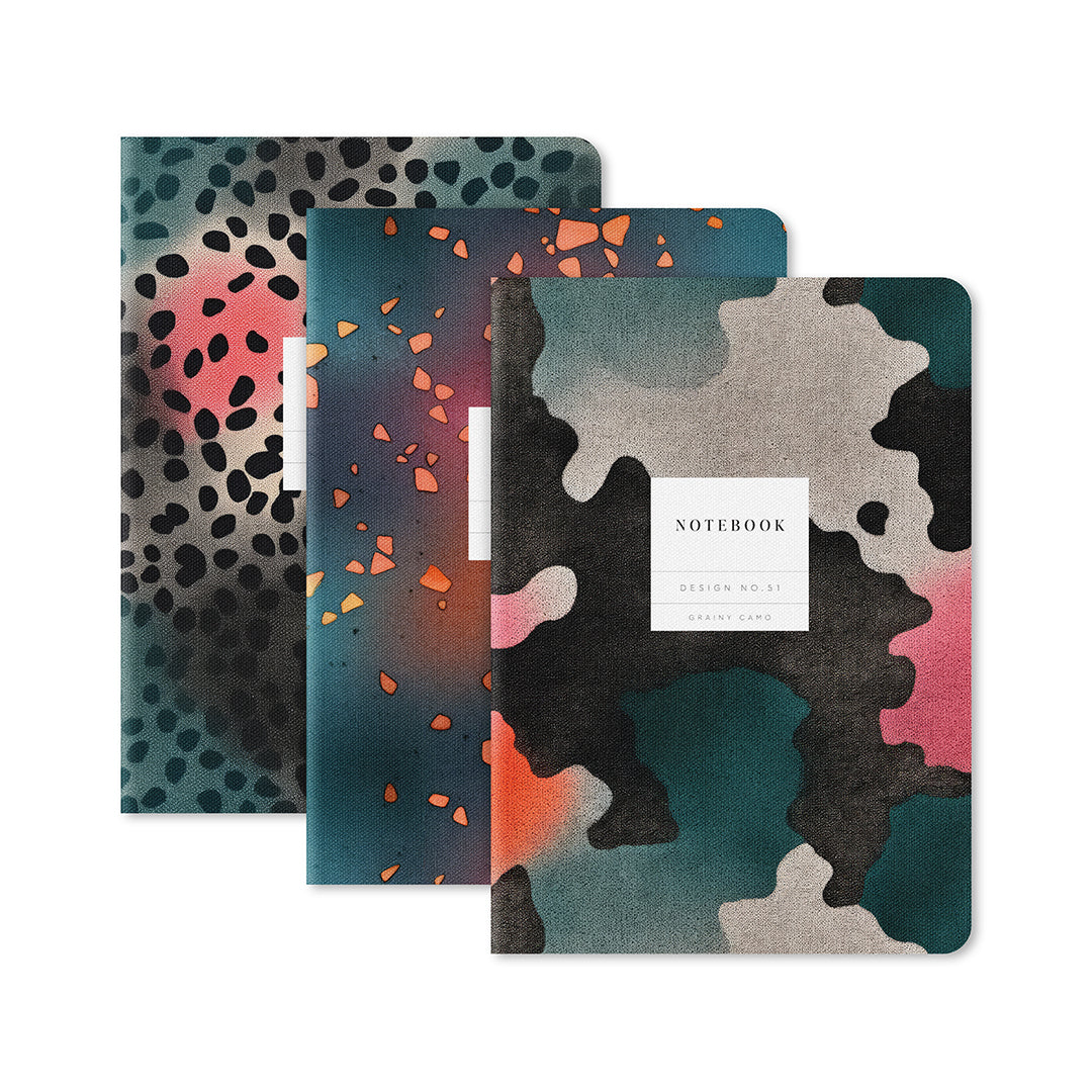 Kaleido Set No.8 | 3 Pack Stitched Notebooks (11768)