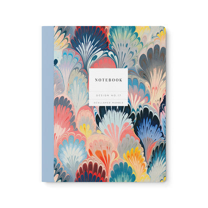 Scalloped Marble Kaleido Exercise Book (11755)