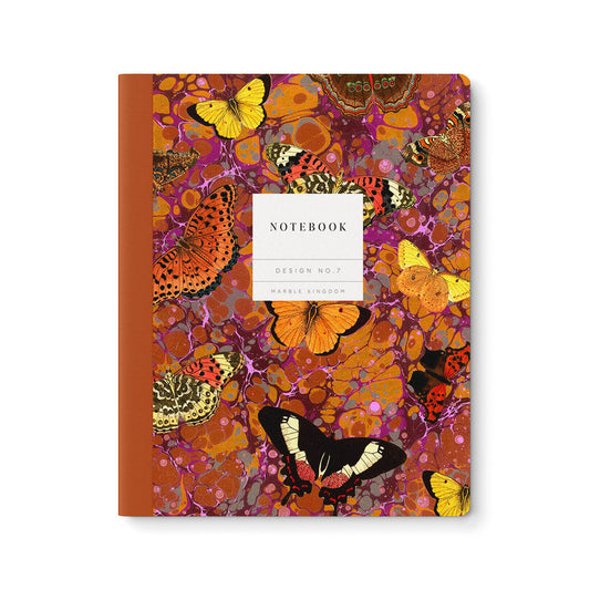 Marble Butterfly Pink Exercise Book (12220)