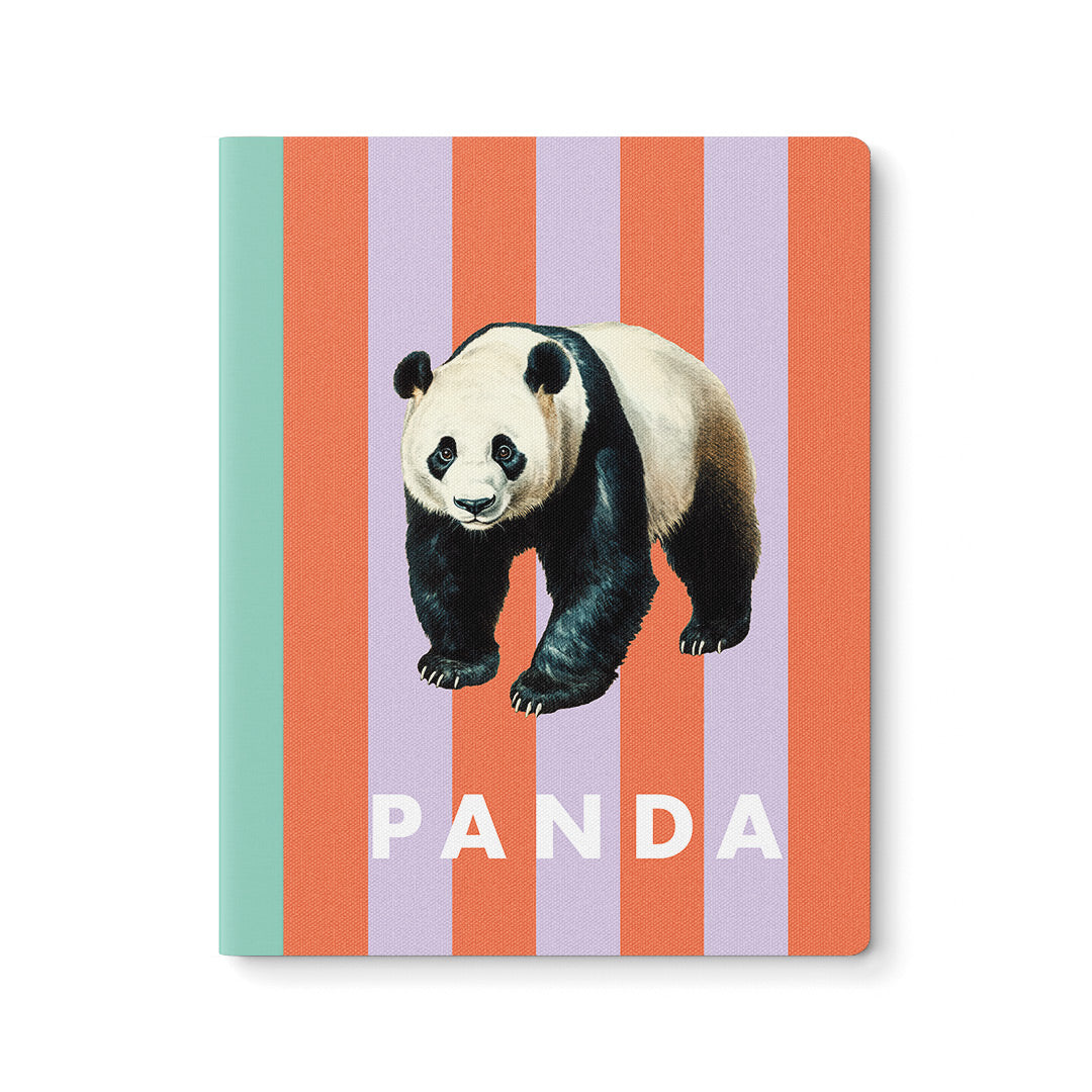 Striped Panda Exercise Book (8x10) (12232)