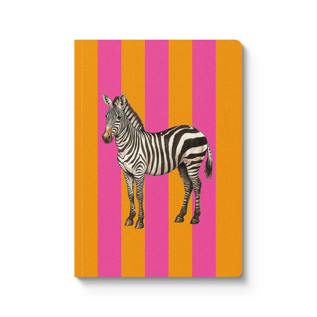 Striped Zebra Paperback Notebook (A5) (12359)