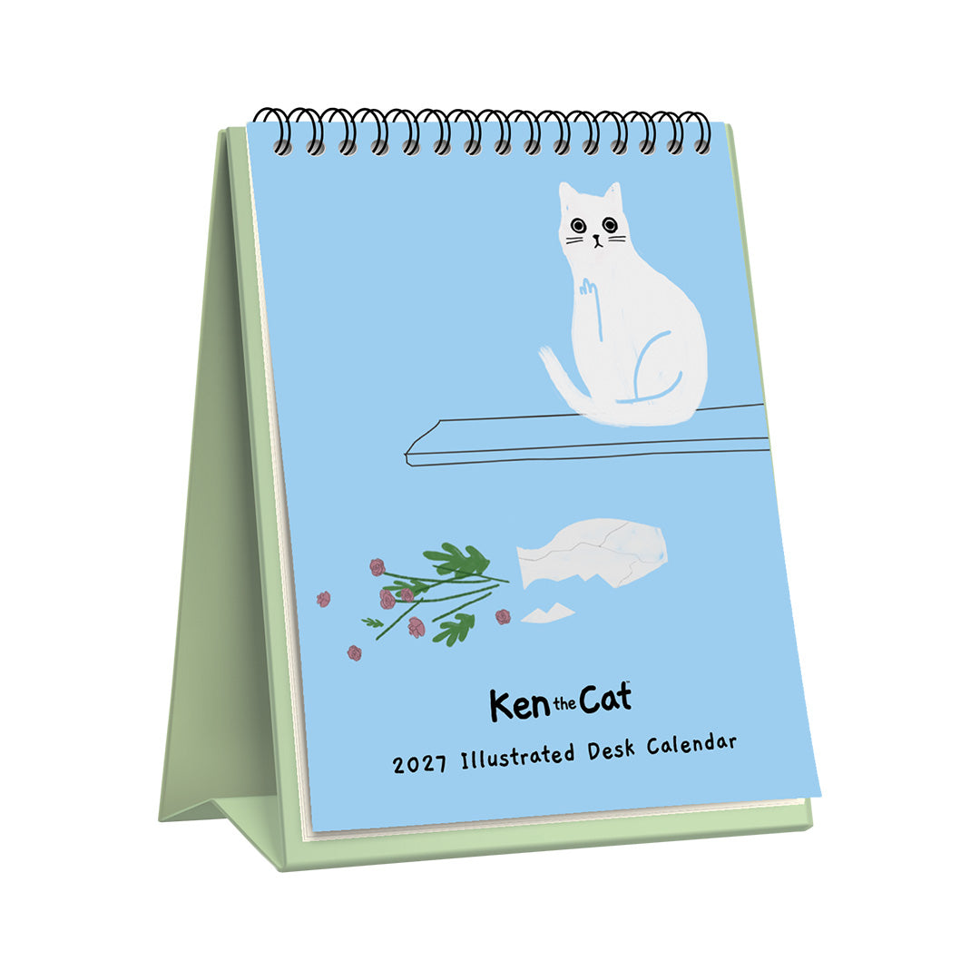 Ken The Cat Desk Calendar (13739)