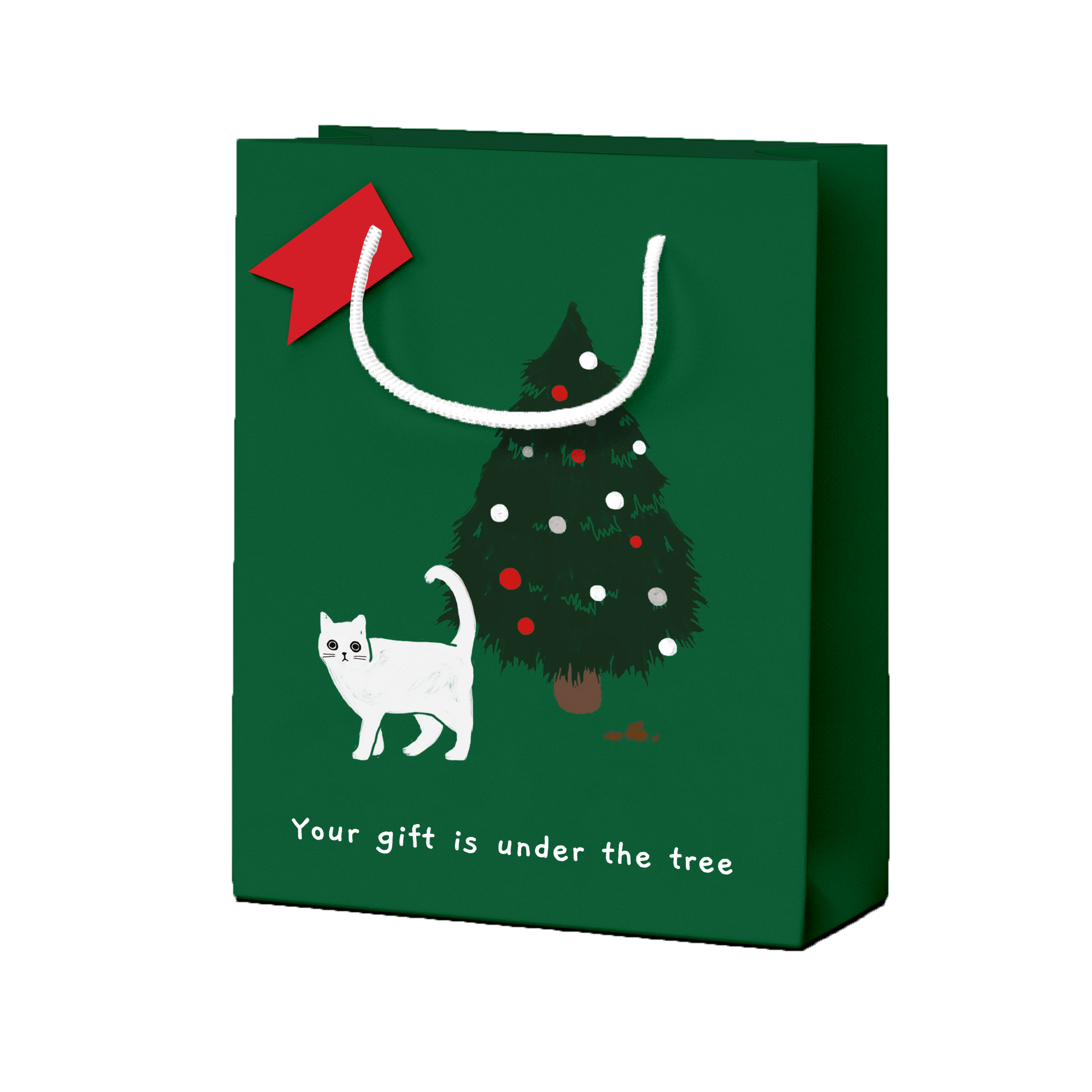 Gift Is Under The Tree Gift Bag