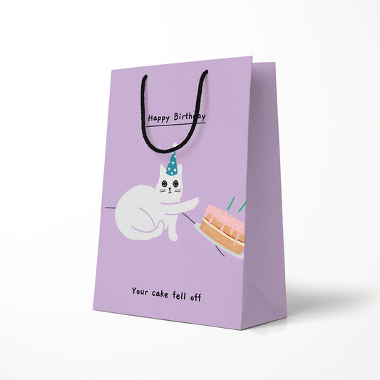 Your Cake Fell Off Large Gift Bag (9636)