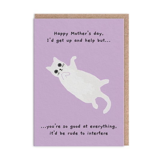 You May Serve Me Greeting Card (14046)