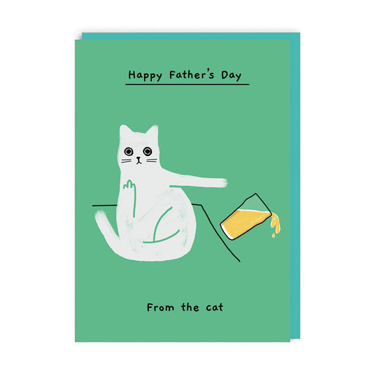 Happy Father's Day From The Cat Father's Day Card