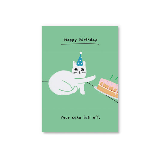 Your Cake Fell Off Postcard (12299)