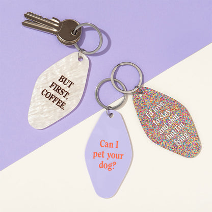 Pet Your Dog Keyring (13398)