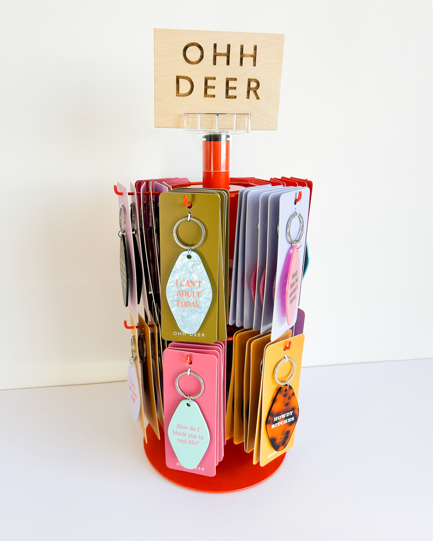 Hotel Keyring Countertop Spinner (POS21)