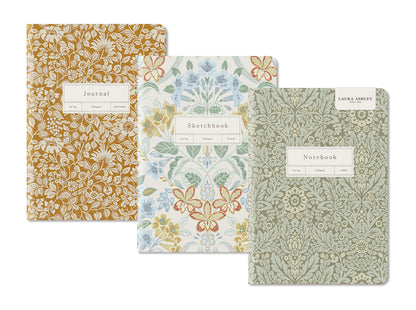Delamore 3x Stitched Notebook Set (B6) (14238)