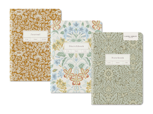 Delamore 3x Stitched Notebook Set (B6) (14238)