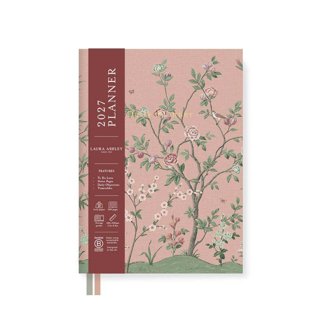 Eglantine Sage Mural Fabric Daily Planner (A5) (13668)
