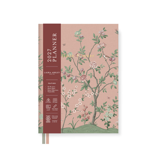 Eglantine Sage Mural Fabric Daily Planner (A5) (13668)