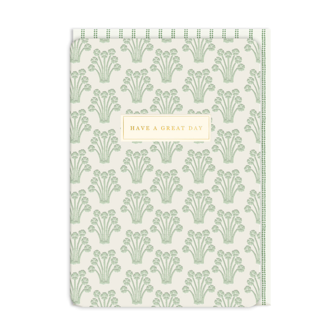 Fountain Flowers Greeting Card (12997)