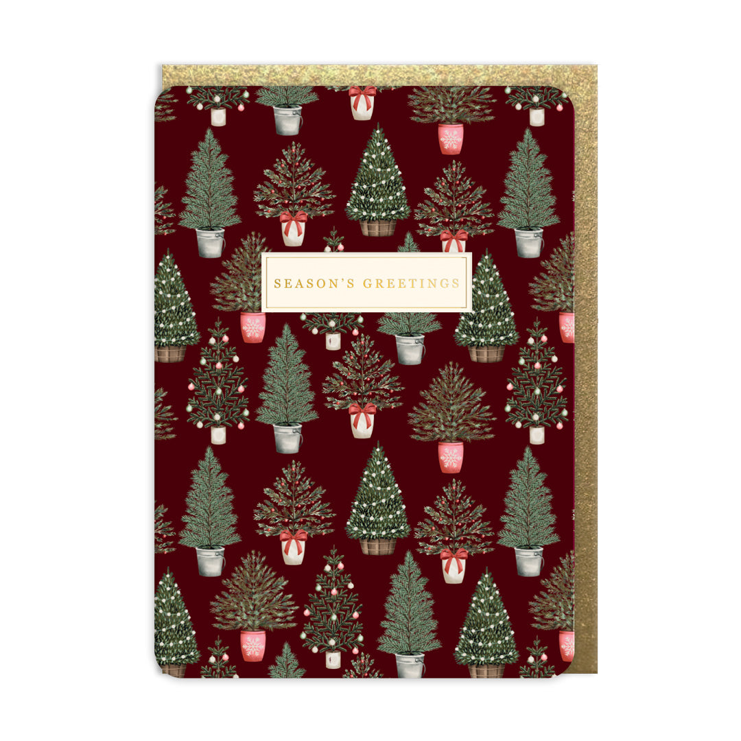 Decorated Trees Greeting Card (13509)