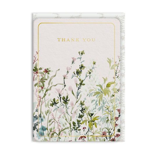 Pointon Fields Thank You Greeting Card (13707)