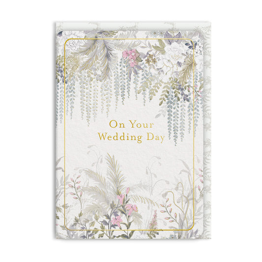 Wedding Day Wisteria Greeting Card (13709)