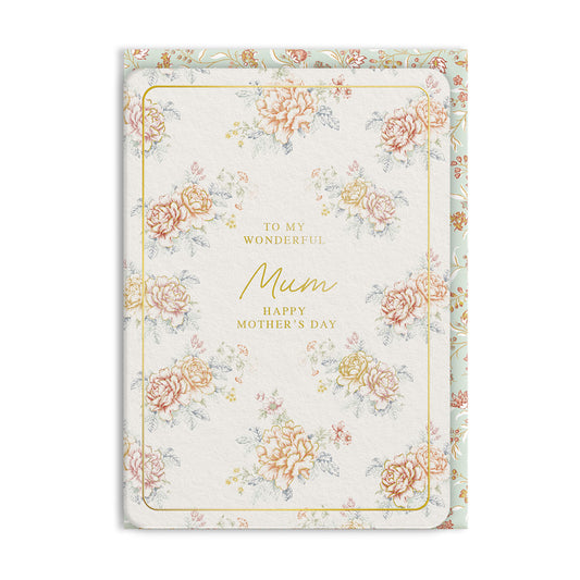 Bancroft Wonderful Mum Greeting Card (13728)
