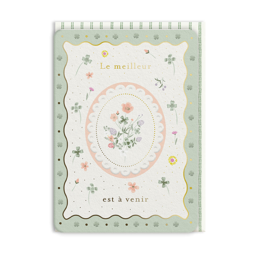 Clodagh Luck French Caption Greeting Card (14897)