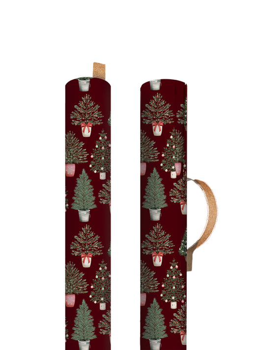 Decorated Trees Roll Wrap (13526)