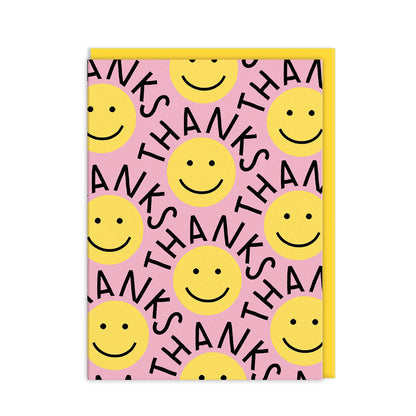 Thank you Smileys Mini Greeting Card (Pack of 6) (14229)