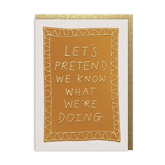 Let's Pretend Greeting Card (13691)