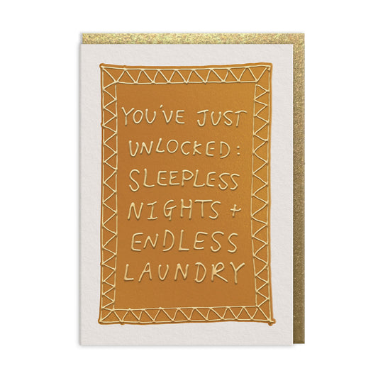 Sleepless Nights Greeting Card (13702)