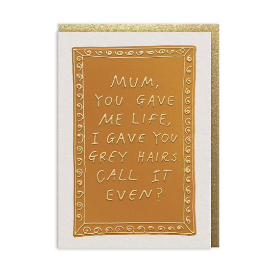Call it Even Greeting Card (14051)
