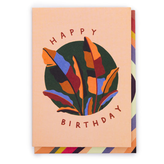 Leaf Happy Birthday card
