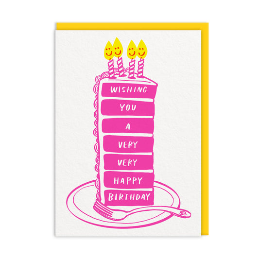 Birthday Cake Slice Greeting Card (11859)