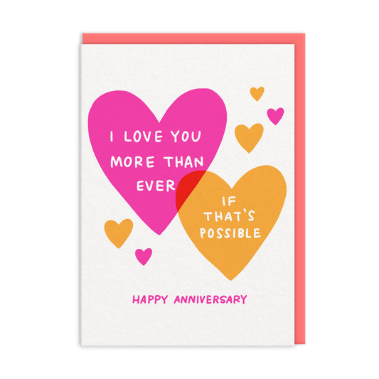 Love You More Than Ever Greeting Card (12416)