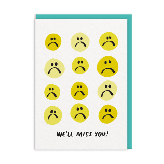 We'll Miss You Greeting Card (12419)