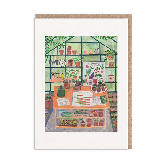 Greenhouse Greeting Card (13389)