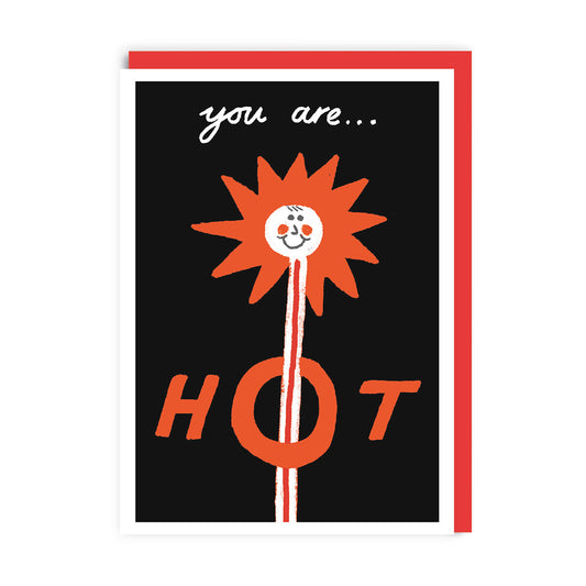 You Are Hot Thermometer Valentine's Day Card