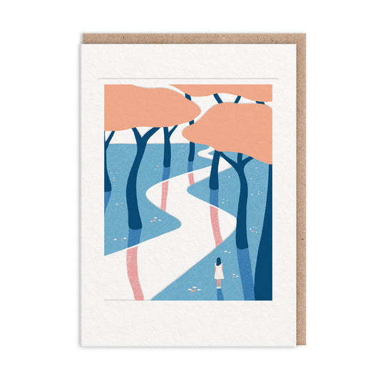 Blossom Trees Greeting Card (7x5) (13862)