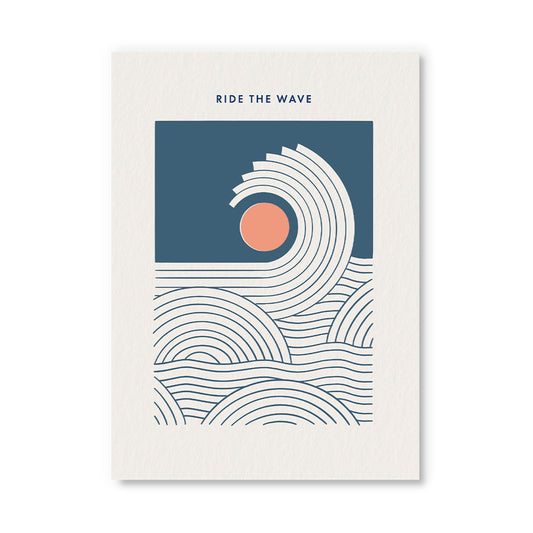 Ride That Wave Postcard (12286)